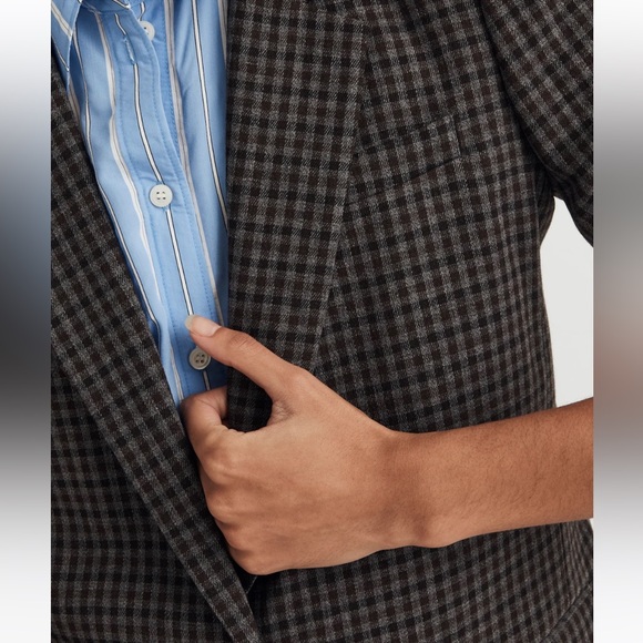 Madewell Larsen Blazer in Plaid - Picture 6 of 8